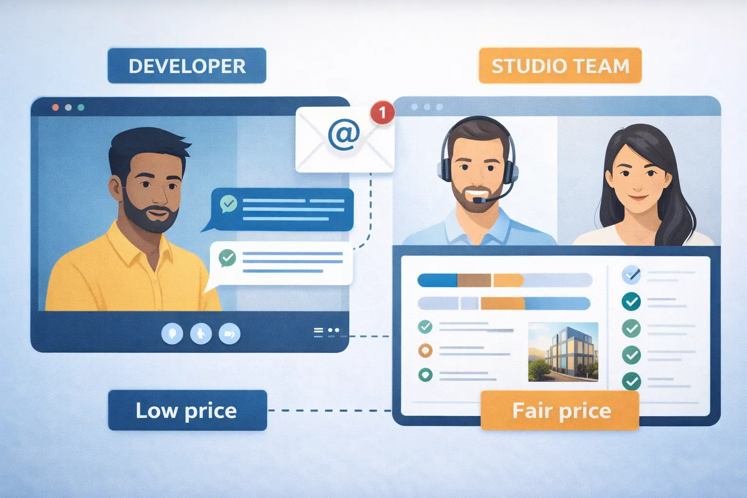 Communication Quality in 3D Visualization Projects