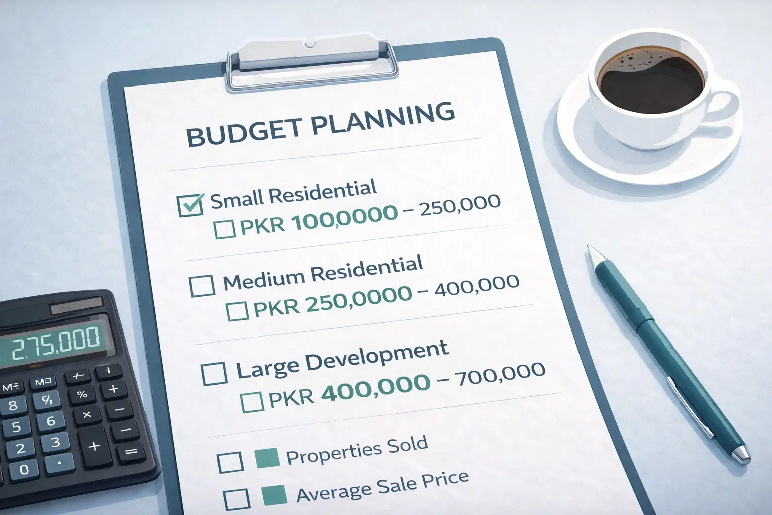 Visualization Budget Planning